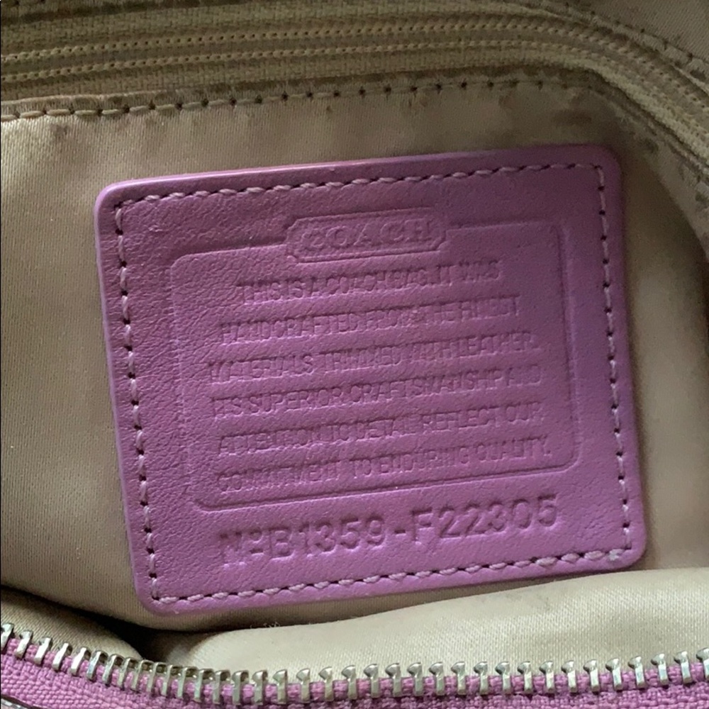 Authentic Coach purse - Picture 10 of 10